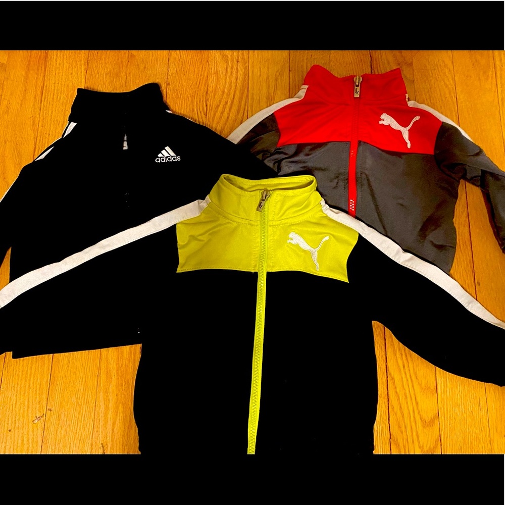 💚🖤 Bundle of three baby track jackets 🖤💚